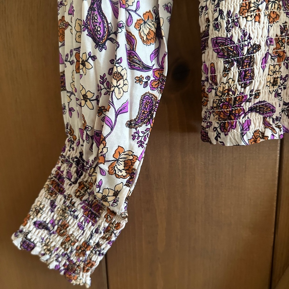 NWOT BB Dakota by Steve Madden Smocked Factor Top Sz S - Picture 10 of 11